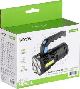 Latarka Vayox Latarka szperacz 250lm 4xLED + COB VA0113 Vayox 15