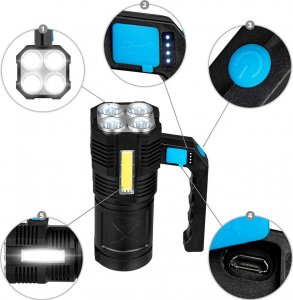 Latarka Vayox Latarka szperacz 250lm 4xLED + COB VA0113 Vayox 3