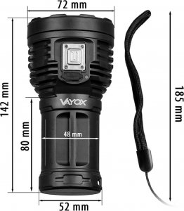 Latarka Vayox Latarka szperacz 600lm 8xLED + COB VA0114 Vayox 5