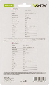 Latarka Vayox Latarka taktyczna XHP50 800lm USB-C VA0116 Vayox 15