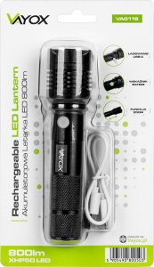 Latarka Vayox Latarka taktyczna XHP50 800lm USB-C VA0116 Vayox 16