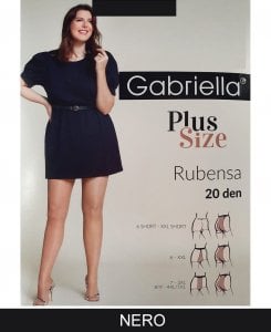 Gabriella GABRIELLA RUBENSA 20DEN 6-XXL/Nero 1