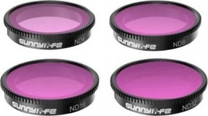 SunnyLife Zestaw 4 filtrów ND4+ND8+ND16+ND32 Sunnylife do Insta360 GO 3/2 1