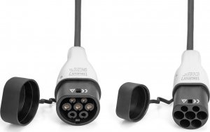 Kabel do ładowania samochodów Digitus Typ2-Typ2, 3-fazowy 400V, 16A, 11kW, 7,5m (DK-3P16-075) 3