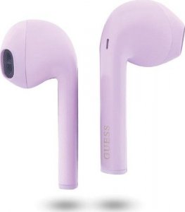 Słuchawki Guess Classic EST Logo fioletowe (GUTWST26PSU) 3