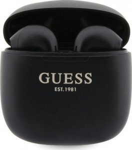 Słuchawki Guess Classic EST Logo czarne (GUTWST26PSK) 1