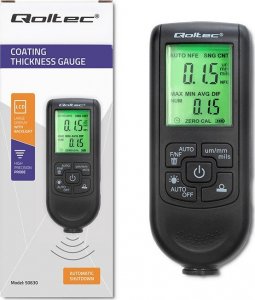 Qoltec Miernik grubości lakieru z wyświetlaczem LCD | 0~2000um 7