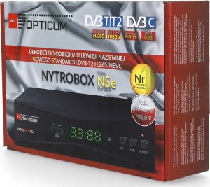 Tuner TV Opticum TUNER DVB-T2 OPTICUM NYTROBOX NSe H.265 8