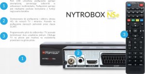 Tuner TV Opticum TUNER DVB-T2 OPTICUM NYTROBOX NSe H.265 10