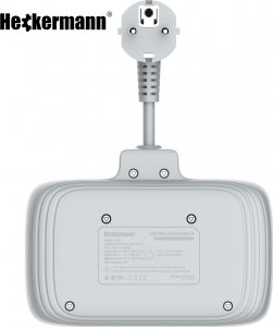Listwa zasilająca Heckermann Listwa zasilająca Heckermann SE2435 + Kabel USB A-C AD-609CTS + Kabel USB C-C 610CC 10