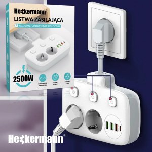 Listwa zasilająca Heckermann Listwa zasilająca Heckermann SE2435 6
