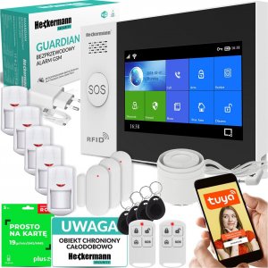 Heckermann Alarm GSM Heckermann Guardian V Tuya BOX + 4xPIR + 2xOkno 1