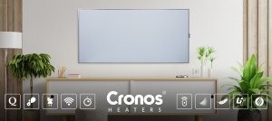 Grzejnik Cronos Panel grzewczy IR CRONOS Synthelith PRO CRP-770TWP Full Grey 13