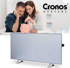 Grzejnik Cronos Panel grzewczy IR CRONOS Synthelith PRO CRP-770TWP Full Grey 6