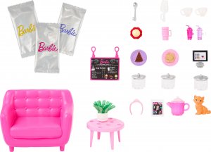Lalka Barbie Mattel Relaks w kafejce Zestaw + lalka HKT94 3