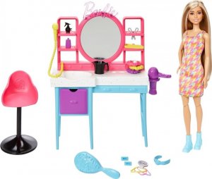 Lalka Barbie Mattel Totally Hair™ Salon fryzjerski HKV00 1