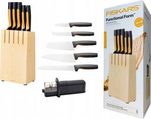 Fiskars Komplet noży w drewnianym bloku Functional Form 5 szt. (1062927) 10