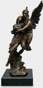 rzezbyzbrazu Anioł i Psyche Rzeźba z Brązu 1