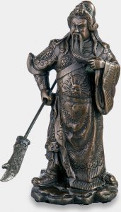 rzezbyzbrazu Legendarny Generał Chiński Rzeźba z Brązu 1