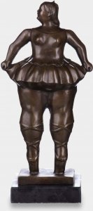 rzezbyzbrazu Kobieta Rzeźba z Brązu w Stylu Fernando Botero 1