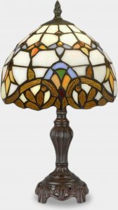 Lampa stołowa rzezbyzbrazu Lampa Witrażowa w Stylu Tiffany Lampka Nocna do Sypialni 1