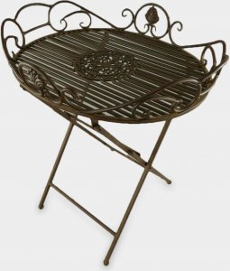 rzezbyzbrazu Ogrodowy Stolik Pomocniczy na Taras 2