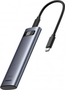 Kieszeń Baseus Obudowa dysku SSD Baseus FlyJoy (szara) 4