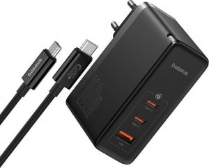 Ładowarka Baseus Ładowarka sieciowa Baseus GaN5 Pro 2xUSB-C + USB, 160W (czarna) 6