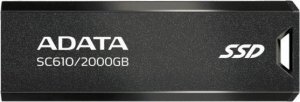 Pendrive ADATA Dysk SSD zewnętrzny SC610 2000 GB USB3.2A Gen2 czarny 1