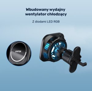 Ładowarka Unitek Indukcyjna 1x USB-A 1x USB-C  (P1403A) 13