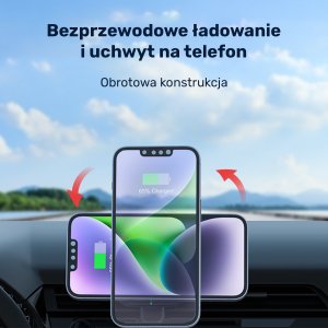 Ładowarka Unitek Indukcyjna 1x USB-A 1x USB-C  (P1403A) 7
