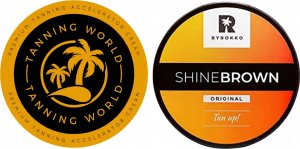 Tanning World Tanning World Premium Accelerator + Byrokko Shine Brown 1