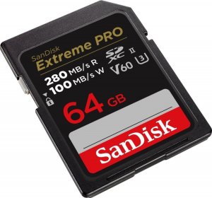Karta SanDisk Extreme PRO SDXC 64 GB Class 10 UHS-II/U3 V60 (SDSDXEP-064G-GN4IN) 2