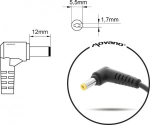 Zasilacz do laptopa Mitsu 180 W, 1.7 mm, 9.23 A, 19 V (ZM/ACE195923) 9