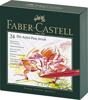 Faber-Castell Flamaster PITT Artist Pen Brush 24 szt.(167147) 1