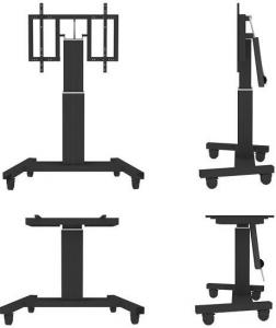 Neomounts Stojak podłogowy PLASMA-M2500TBLACK 42'' - 100'' 2