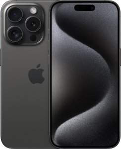 Smartfon Apple iPhone 15 Pro 256GB Black Titanium (MTV13) 1