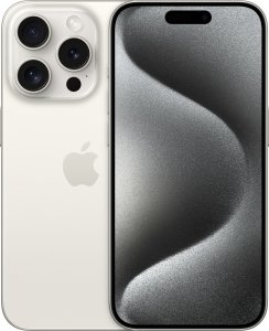 Smartfon Apple iPhone 15 Pro 256GB White Titanium (MTV43) 1