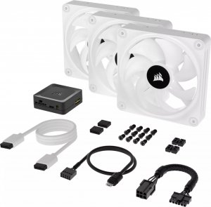 Wentylator Corsair iCUE LINK QX120 RGB 3-pack + Hub (CO-9051006-WW) 10