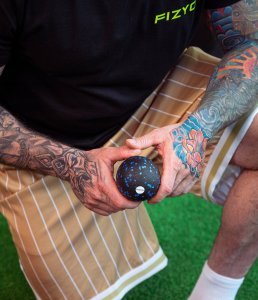 Fizyo WAŁEK DO MASAŻU ROLLER PIŁKA ZESTAW MASAŻER duoball XXL 9