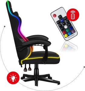 Fotel Huzaro Force 4.4 RGB Czarny 3
