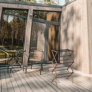 Suszarka na pranie Sepio Ekologiczna suszarka drewniana stojąca na ubrania oraz bieliznę 2