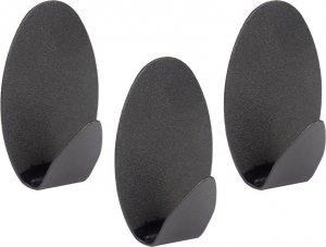 Sepio Wieszak łazienkowy owalny 3szt 4