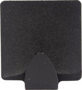 Sepio Uchwyt łazienkowy prostokątny czarny 2