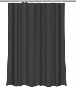 Sepio Czarna zasłonka prysznicowa łazienkowa 180x200 1