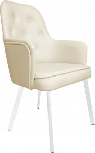 Atos Krzesło SARA noga Profil biała Vega02 1