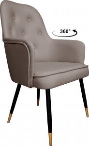 Atos Krzesło obrotowe SARA noga czarna/złota Vega26 1