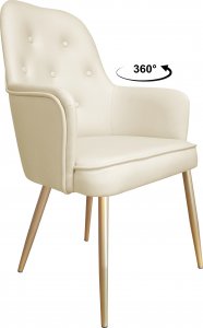 Atos Krzesło obrotowe SARA noga złota Vega02 1