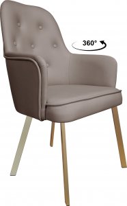 Atos Krzesło obrotowe SARA noga Profil złota Vega26 1