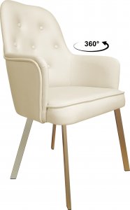 Atos Krzesło obrotowe SARA noga Profil złota Vega02 1
